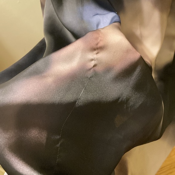 H&M Cloud Sunset Watercolor Tie Waist Shirt Dress XXL - Picture 12 of 16